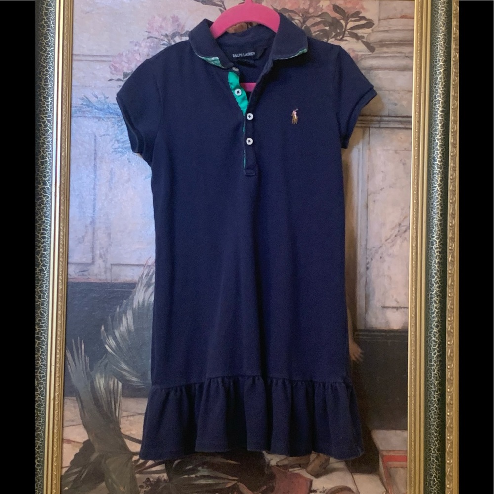 Ralph Lauren Navy Polo Dress Size 6